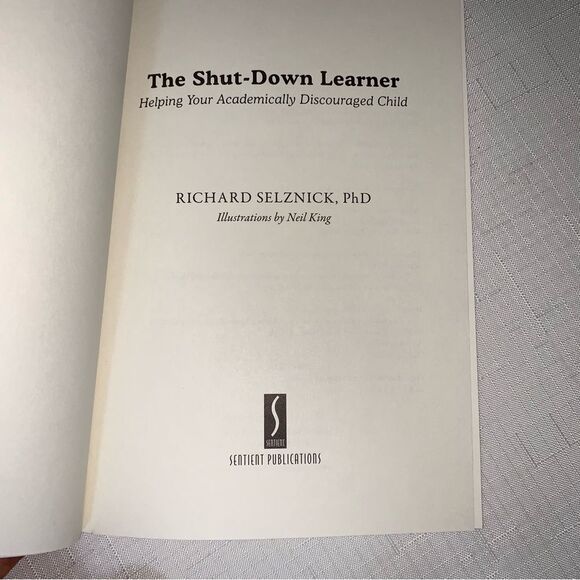 Dr. Richard Selznick Shut-Down Learner & School Struggles 2 Book Set Parenting - Picture 6 of 11